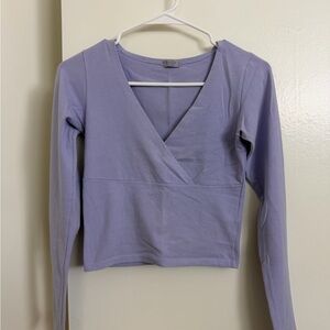 Brandy Melville Light Purple Long Sleeve Top
